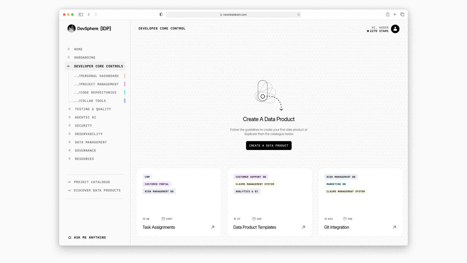 AI-Powered Internal Developer Platform