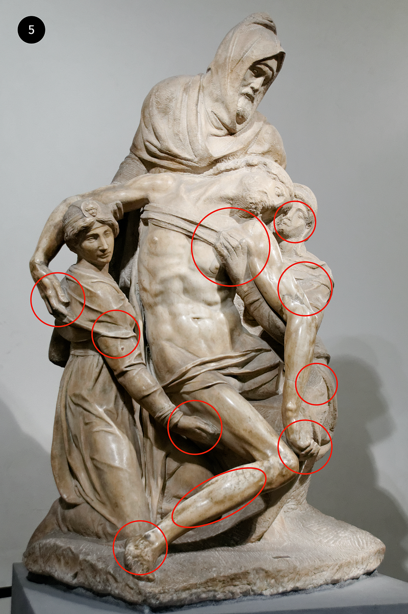 The Duomo Pietà is located at the Museum of Opera of Saint Maria of Fiore